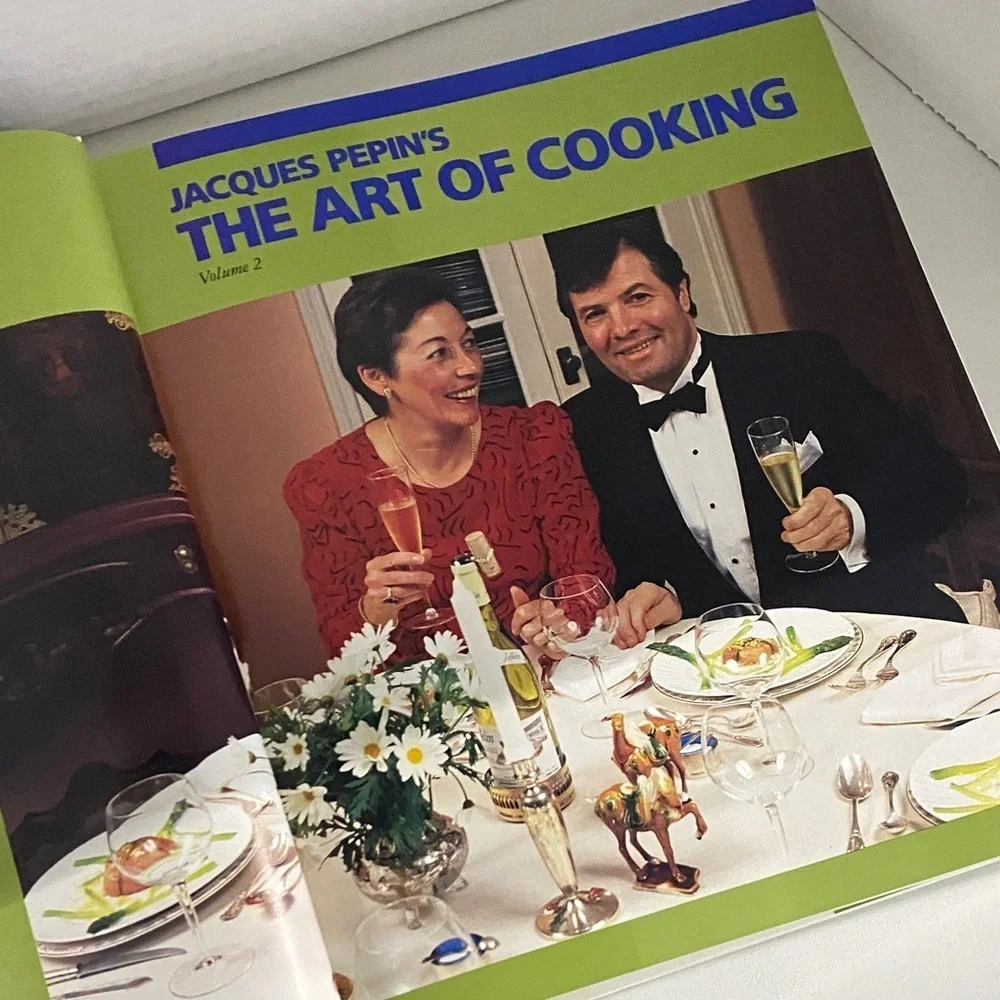 Jacques Pepin The Art of Cooking Volume 2 Vintage Hardcover Cookbook 1988
